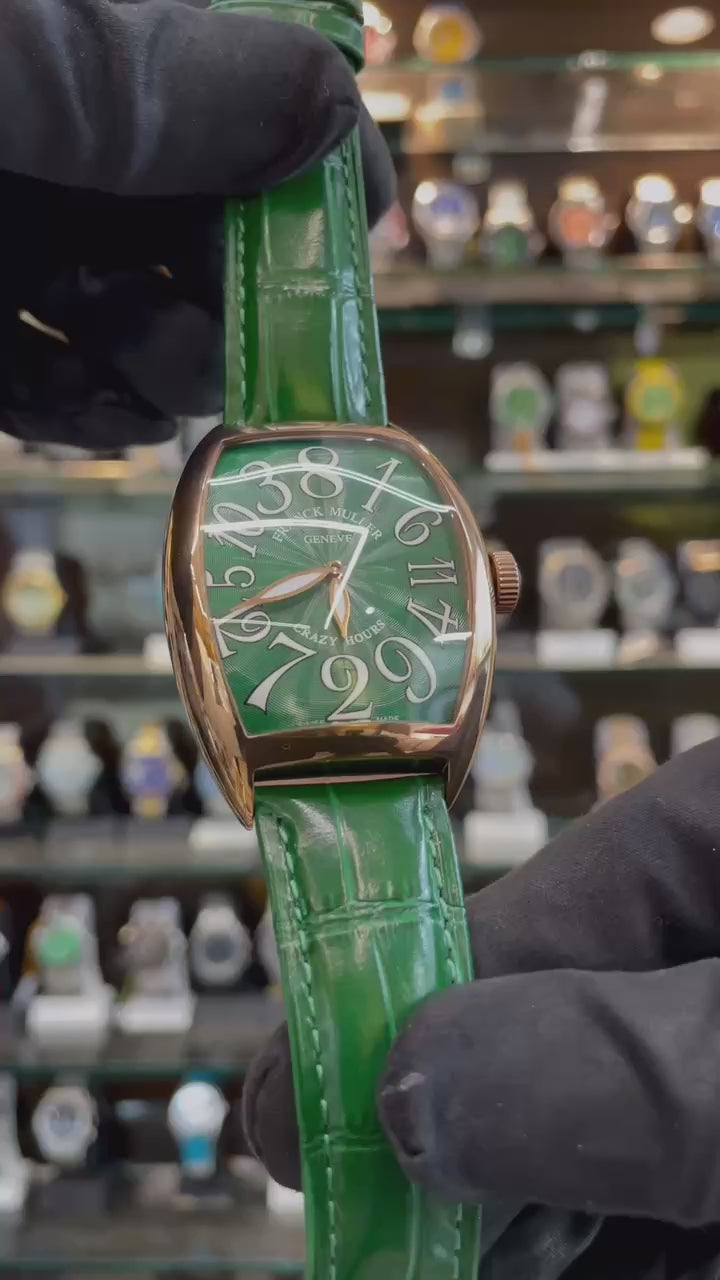 FRANCK MULLER CRAZY HOURS 🤩 NOW IN AUTOMATIC ⚙️ MASTER GREEN