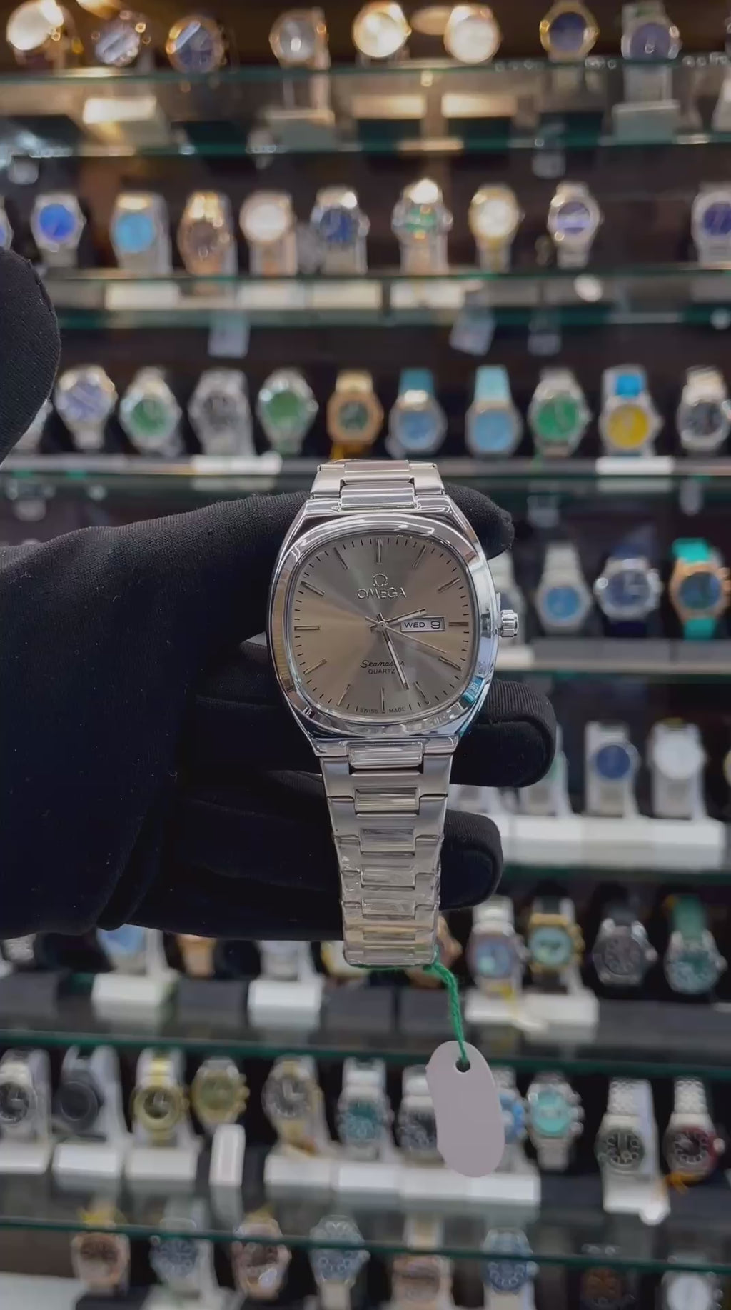 OMEGA SEAMASTER CLASSIC WATCH ⌚ UNDER BUDGET 🩶 GREY