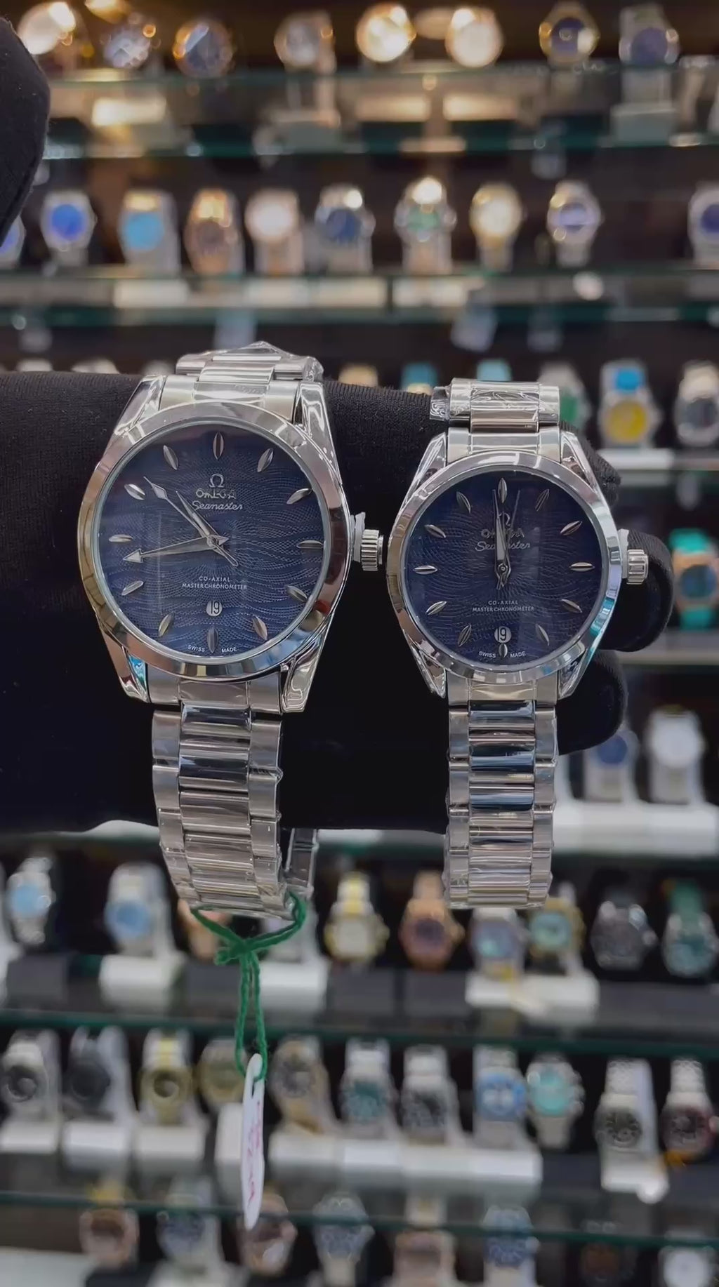 OMEGA SEAMASTER NOW IN COUPLE SET BLUE 💙