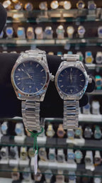 OMEGA SEAMASTER NOW IN COUPLE SET BLUE 💙