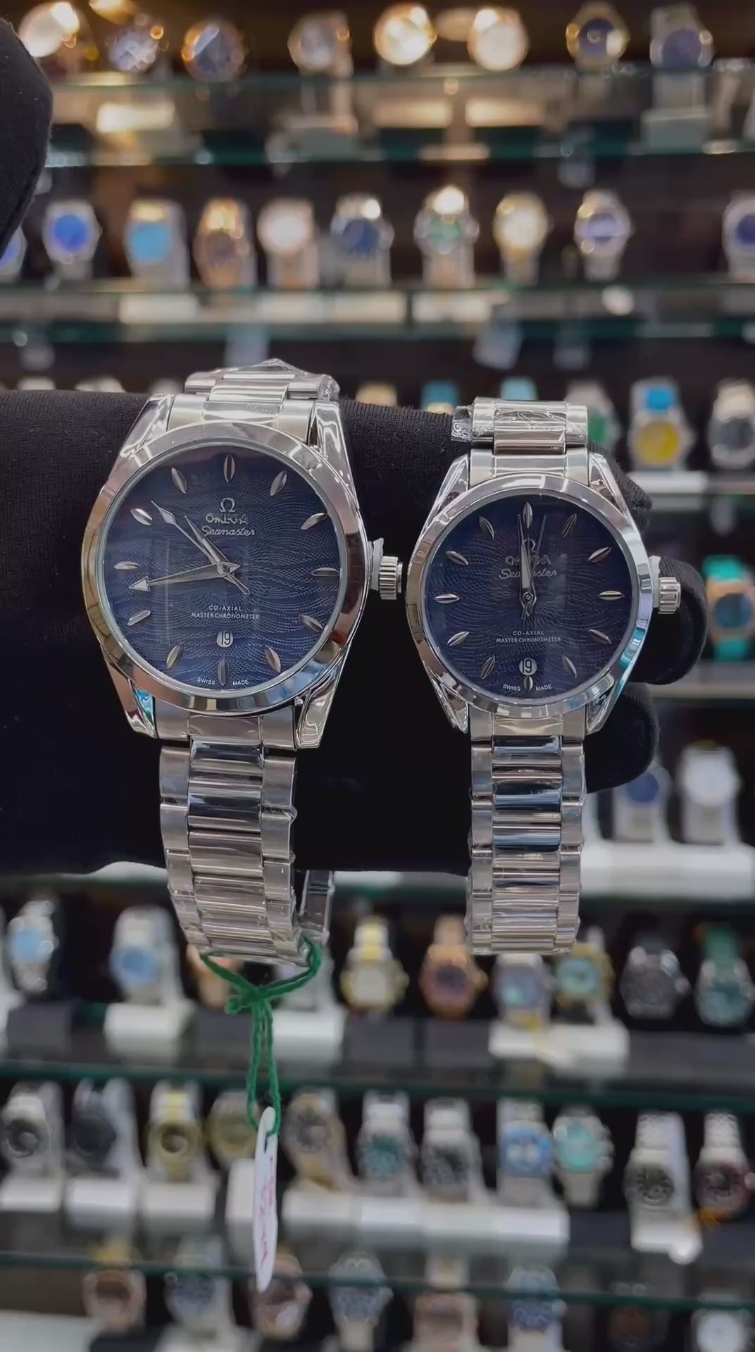 OMEGA SEAMASTER NOW IN COUPLE SET BLUE 💙