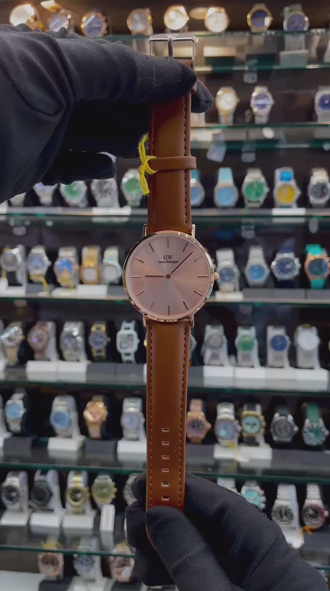 DANIEL WELLINGTON (DW) FOR MENS 🤩 IN LEATHER BROWN 🤎
