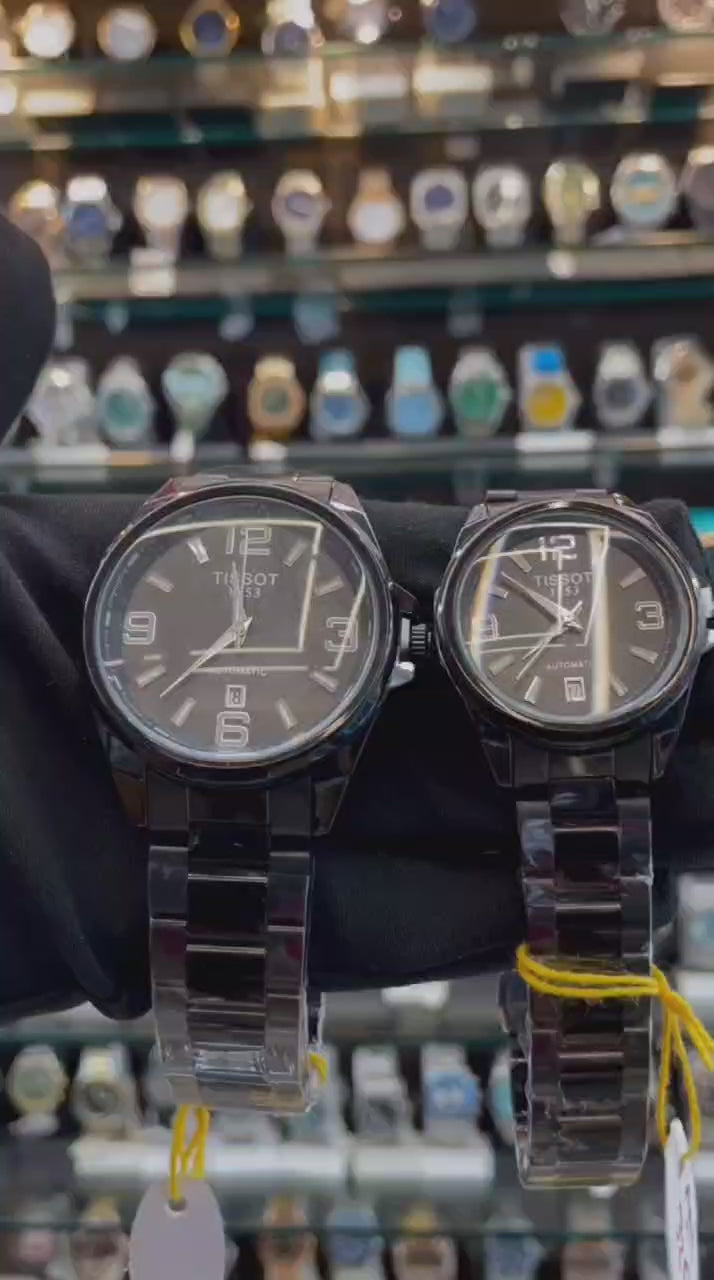 TISSOT COUPLE SET IN FULL BLACK 🖤