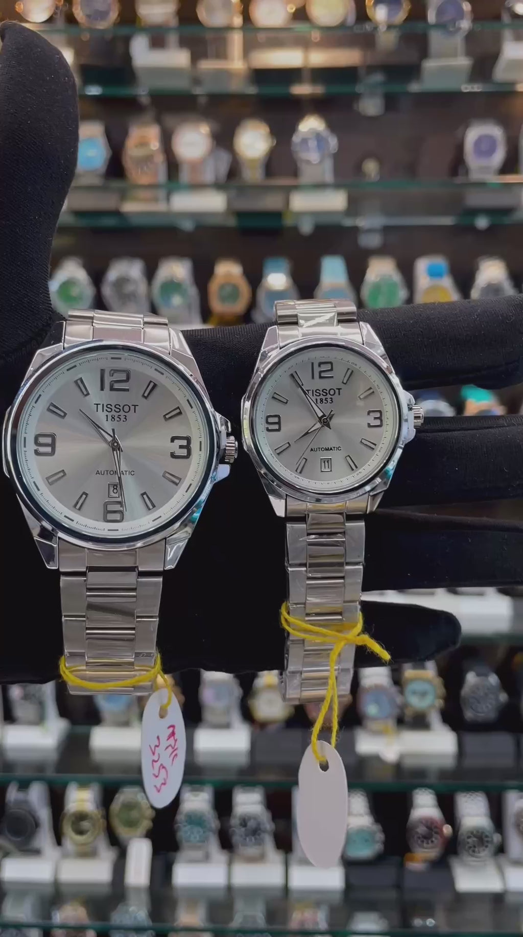 TISSOT COUPLE SET IN WHITE 🤍 DIAL 🤩
