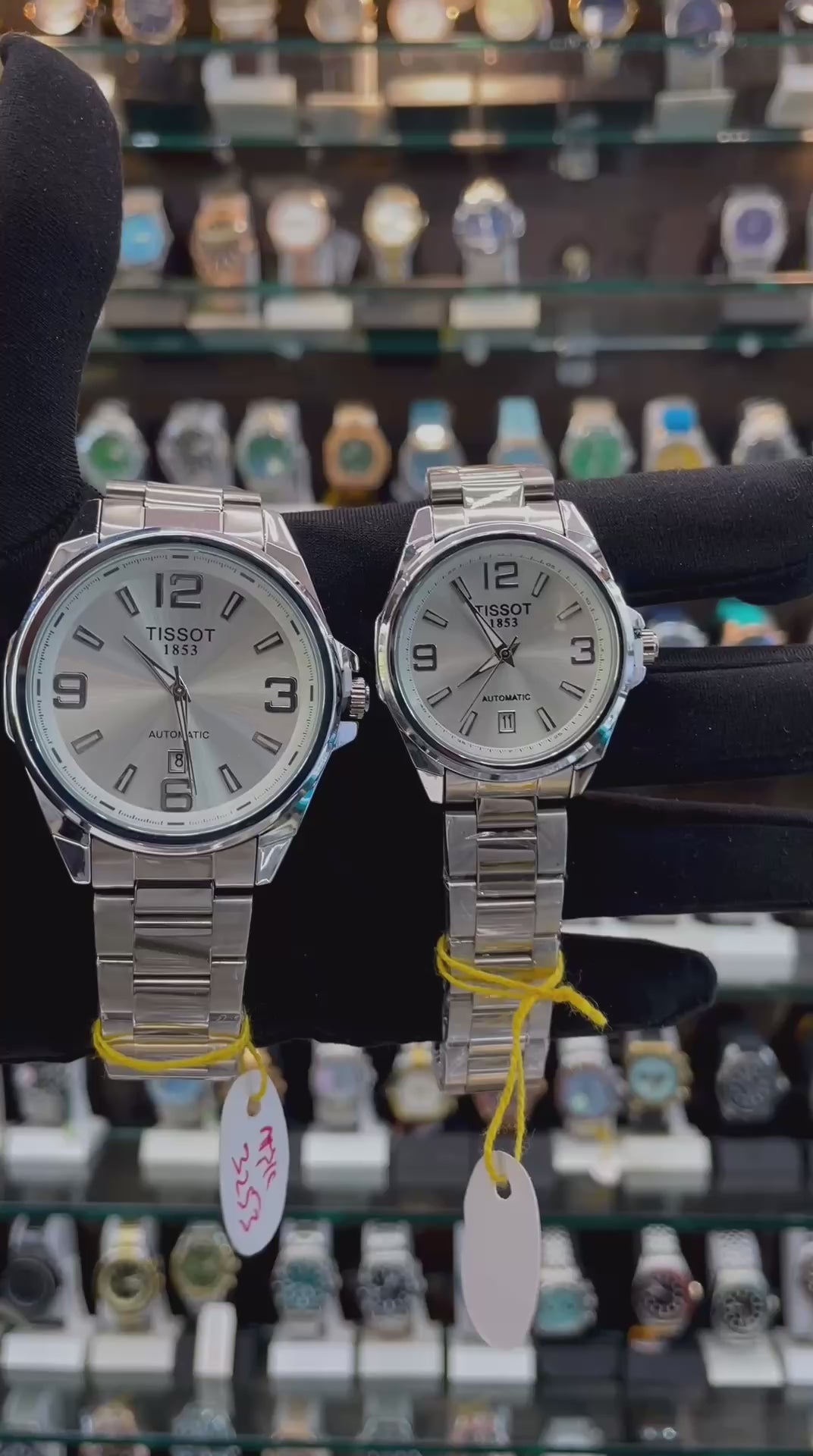 TISSOT COUPLE SET IN WHITE 🤍 DIAL 🤩