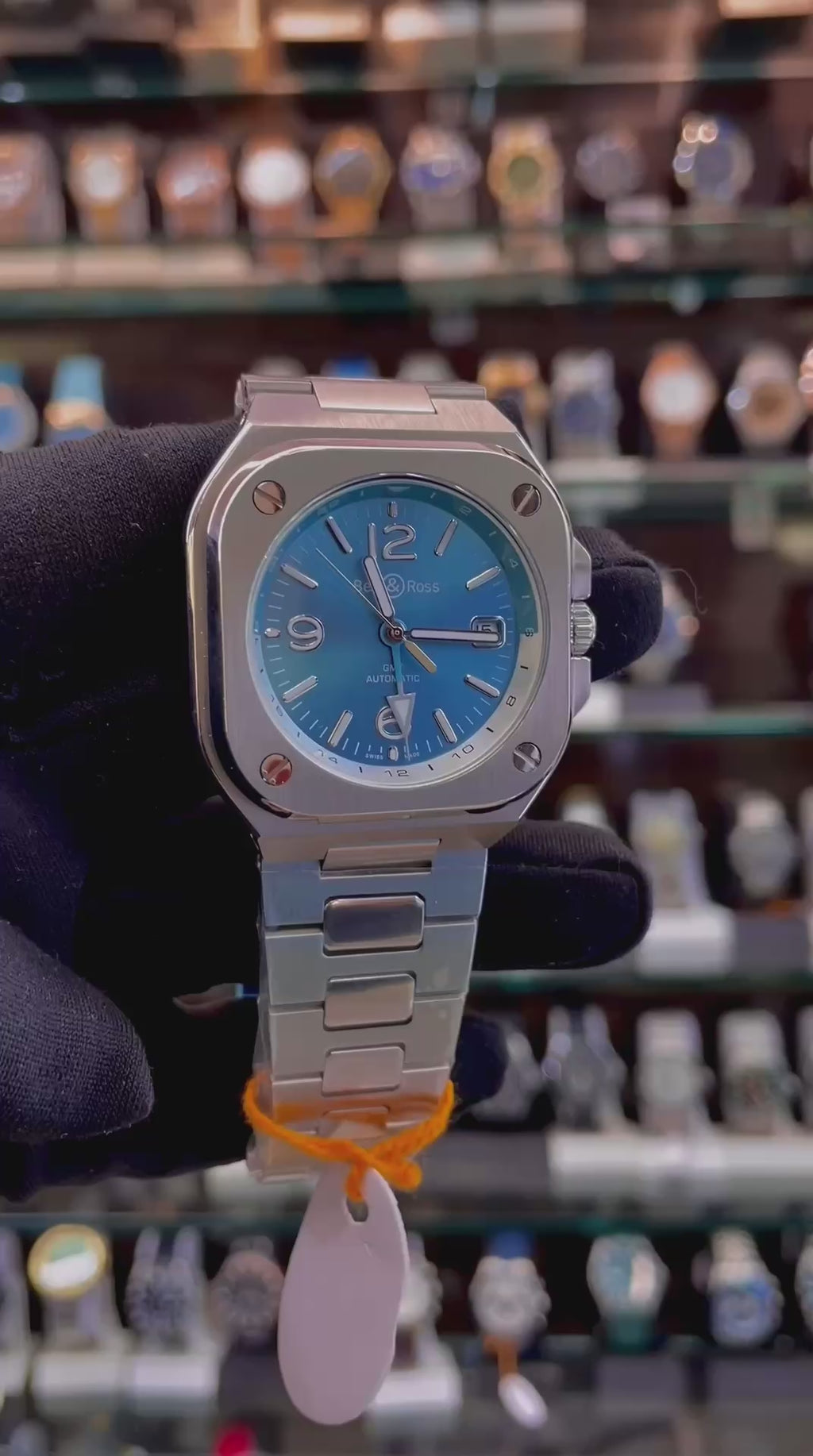 BELL & ROSS URBAN BR 05 GMT SKY BLUE IN MASTER PIECE 🔥