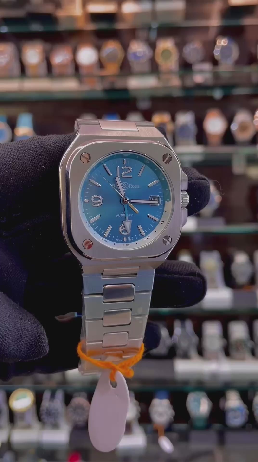 BELL & ROSS URBAN BR 05 GMT SKY BLUE IN MASTER PIECE 🔥