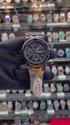 MAURICE LACORIX CHRONOGRAPH FOR MENS  FULL BLACK 🖤