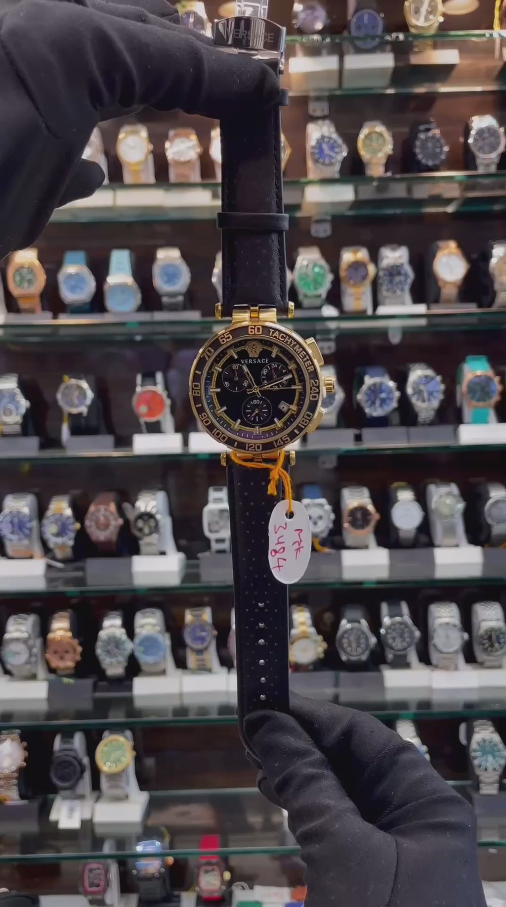 VERSACE CHRONOGRAPH WATCH ⌚ FOR MENS BLACK 🖤