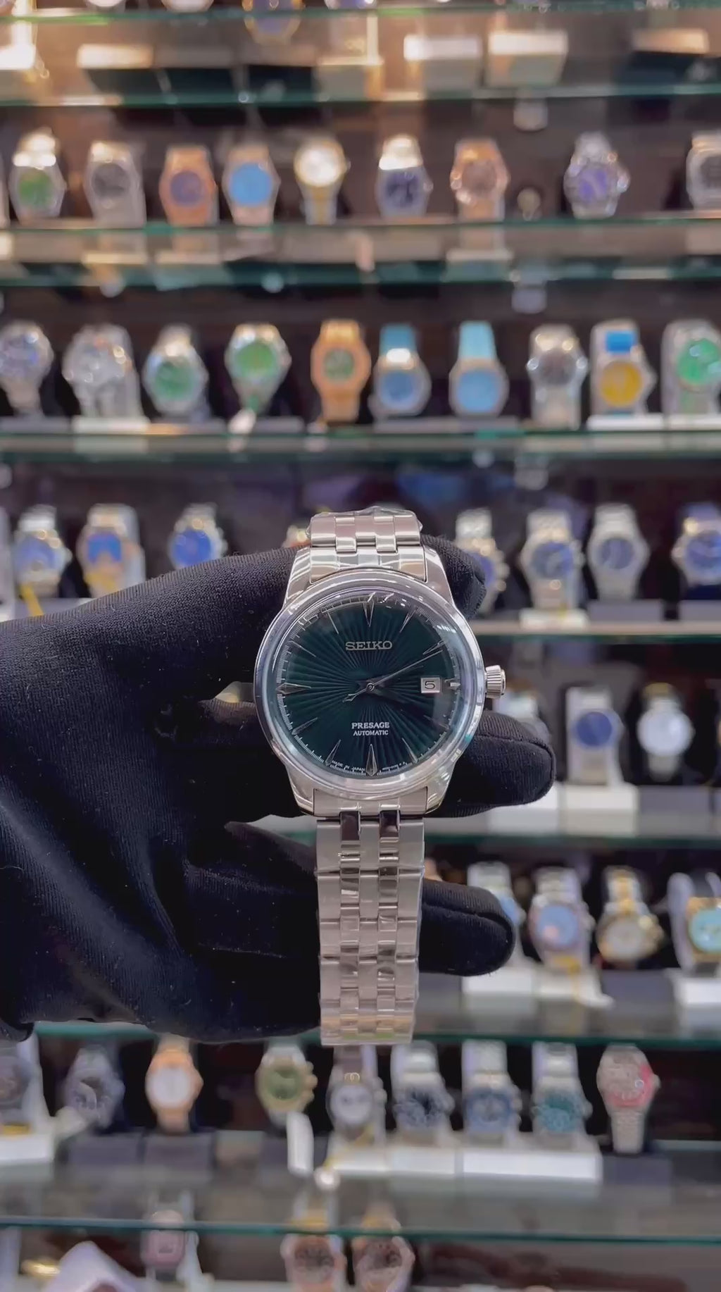 SEIKO PRESAGE AUTOMATIC ⚙️4R35A NOW IN MASTER PIECE 🤩 GREEN 💚