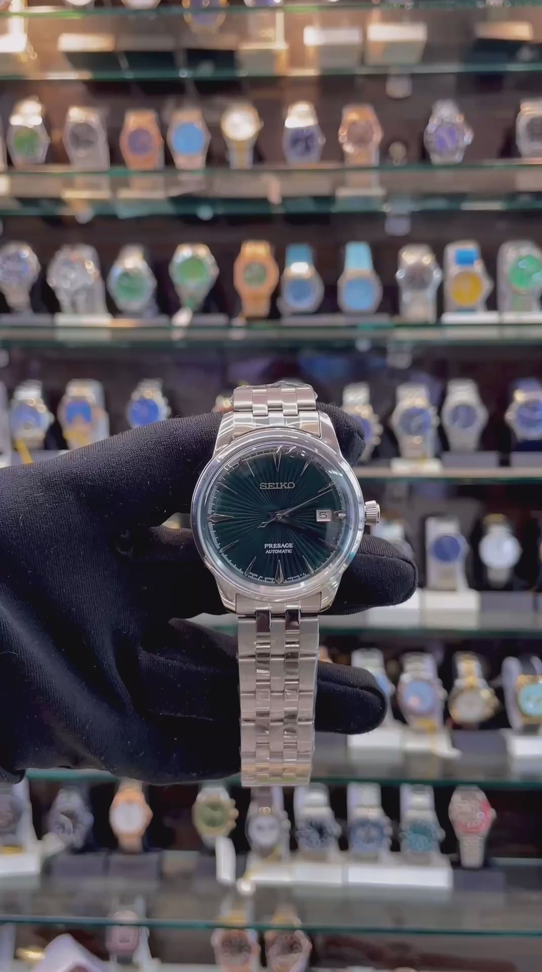 SEIKO PRESAGE AUTOMATIC ⚙️4R35A NOW IN MASTER PIECE 🤩 GREEN 💚
