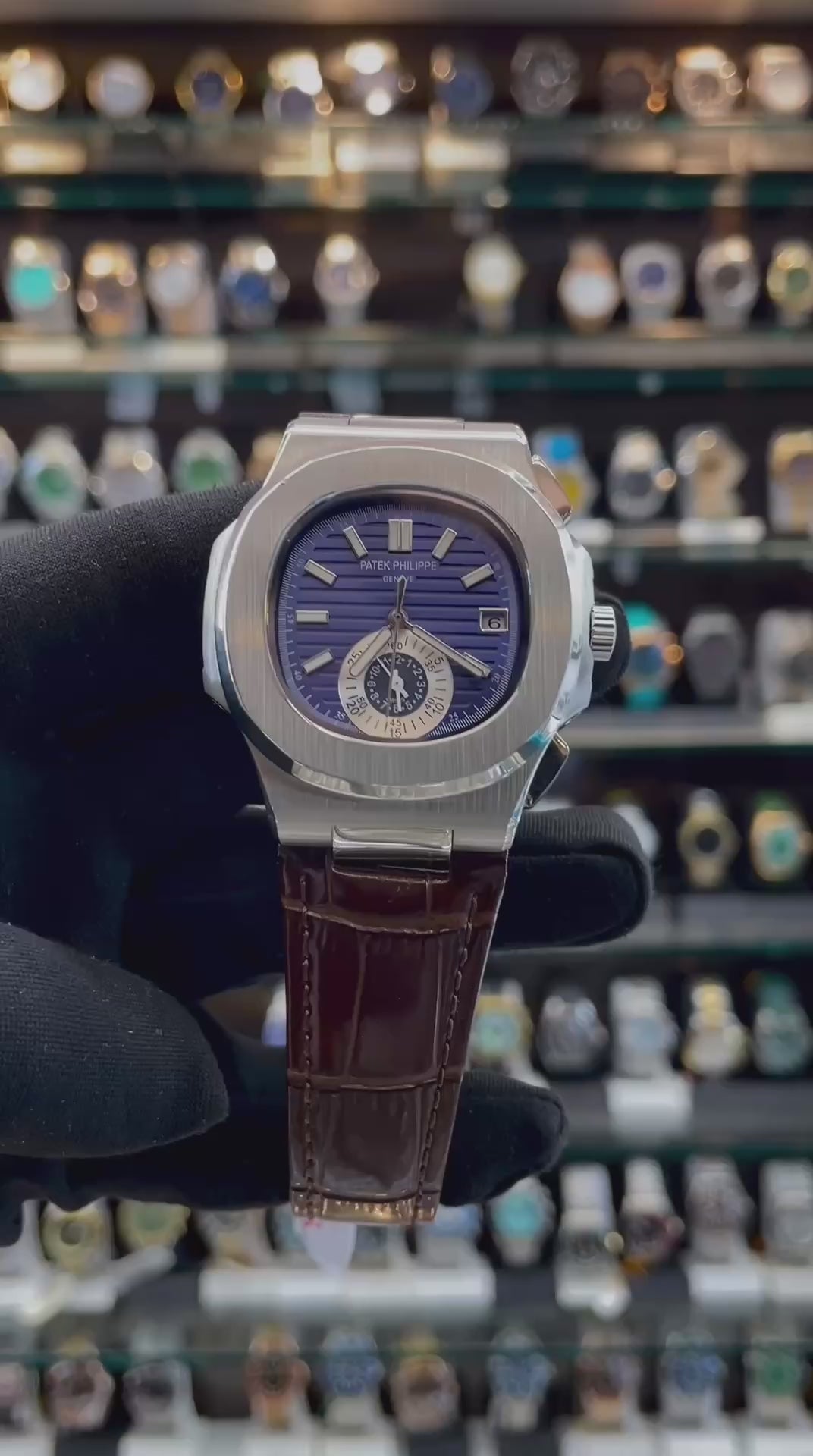 PATEK PHILLIPE PP NAUTILUS BLUE 💙 DIAL IN HEAVY QUALITY 💯
