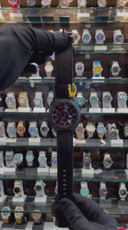 FOSSIL MEN'S MACHINE CHRONOGRAPH WATCH IN LEATHER
