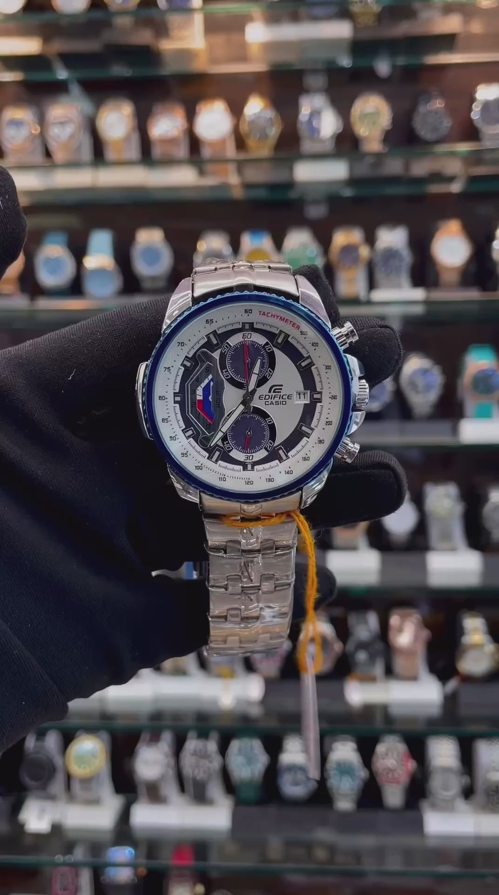 Casio Edifice Men's Blue Chronograph Watch