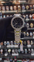 MICHAEL KORS (MK) NOW IN CHRONO WORKING ✅ FOR GIRLS 🔥 BOLD DIAL BLACK 🖤