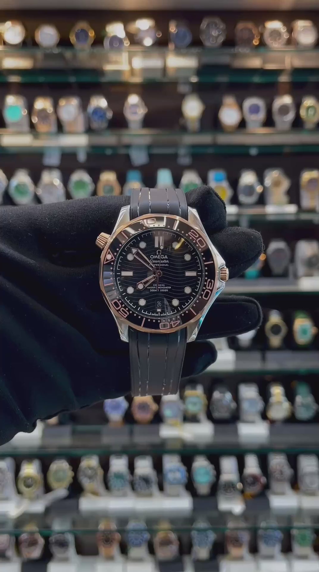 OMEGA SEAMASTER DIVER 300M, 42 MM IN MASTER PIECE 🤩 SILICON