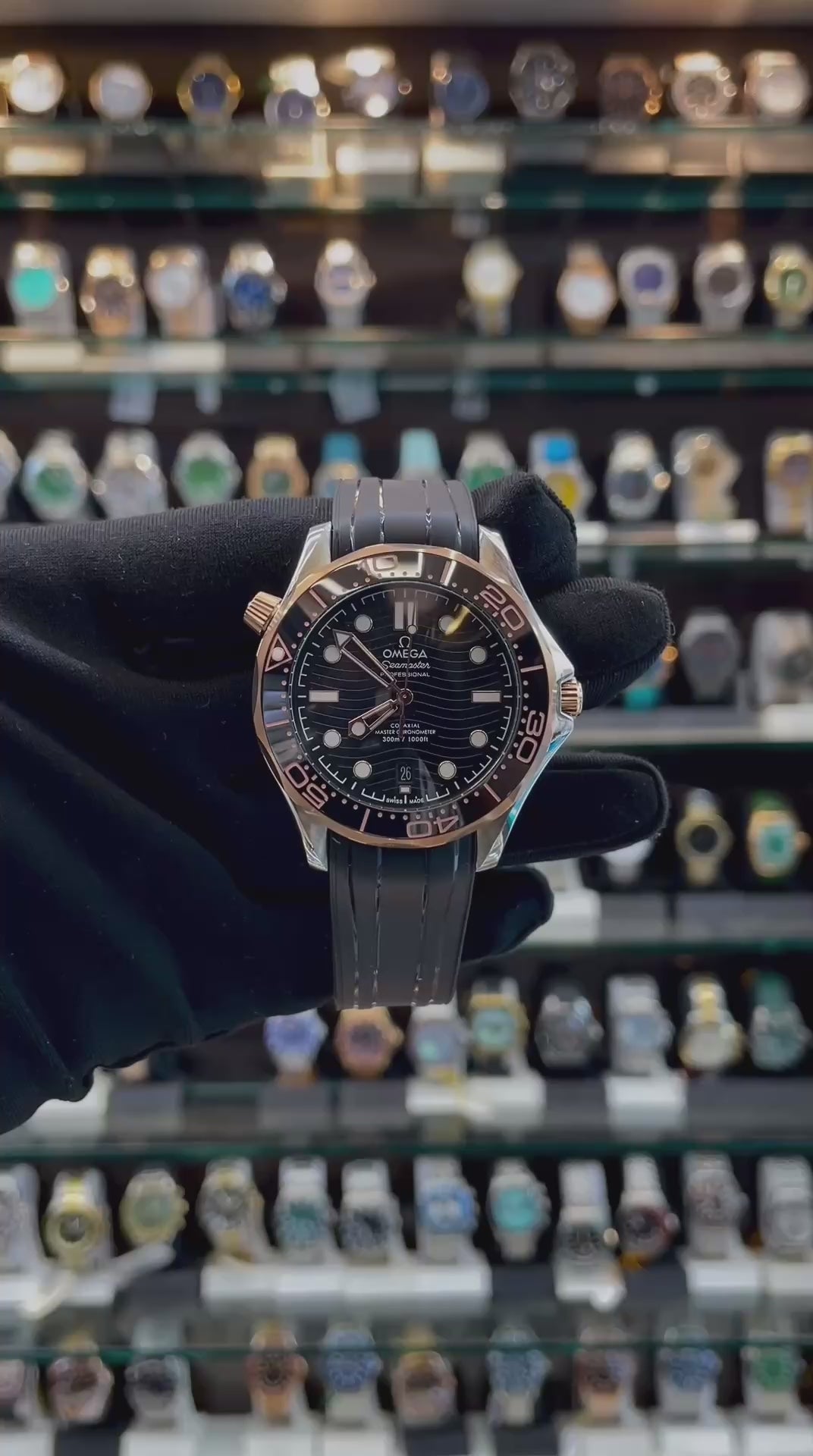 OMEGA SEAMASTER DIVER 300M, 42 MM IN MASTER PIECE 🤩 SILICON