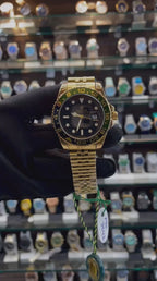 ROLEX GMT OYSTER PERPETUAL  BLACK 🖤 DIAL 💗 UNDER BUDGET