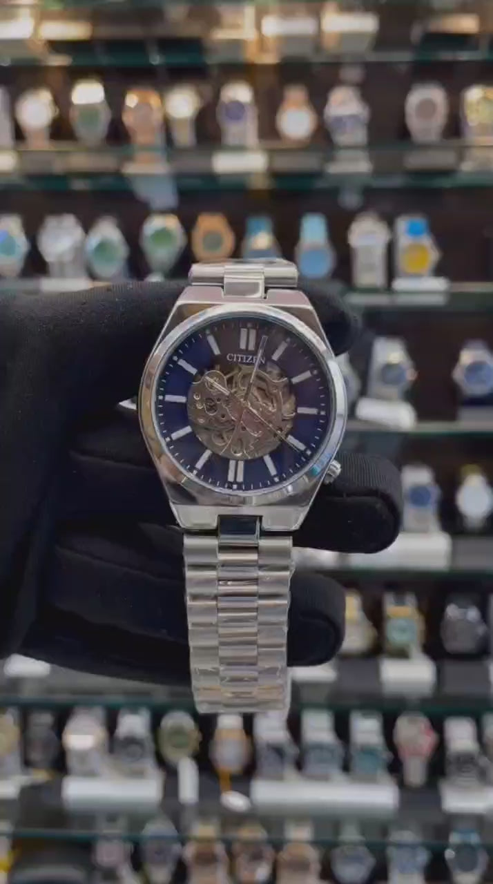 CITIZEN TSUYOSA TRANSPARENT BLUE 💙 DIAL 🤩 FOR MENS