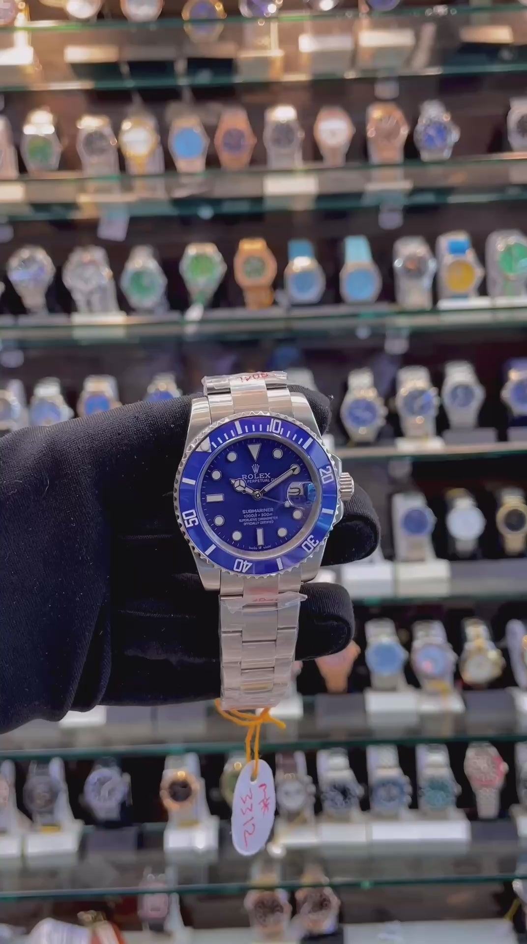 ROLEX SUBMARINER ( SMURF ) MASTER PIECE FOR MENS BLUE 💙