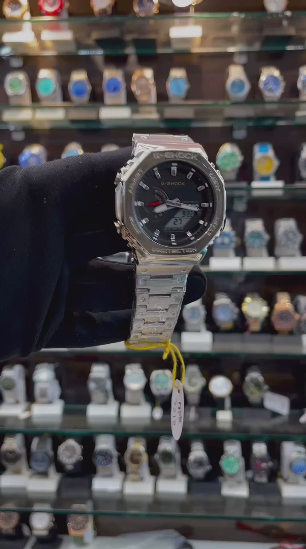 GSHOCK CASIO WR20-BAR RESTOCK IN CHAIN BLACK 🖤 DIAL