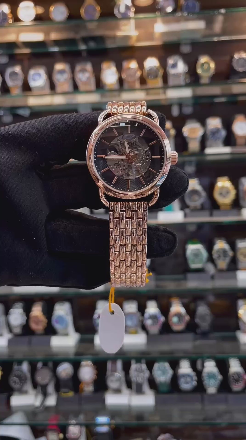 Fossil Automatic Rose Gold Watch for Girls