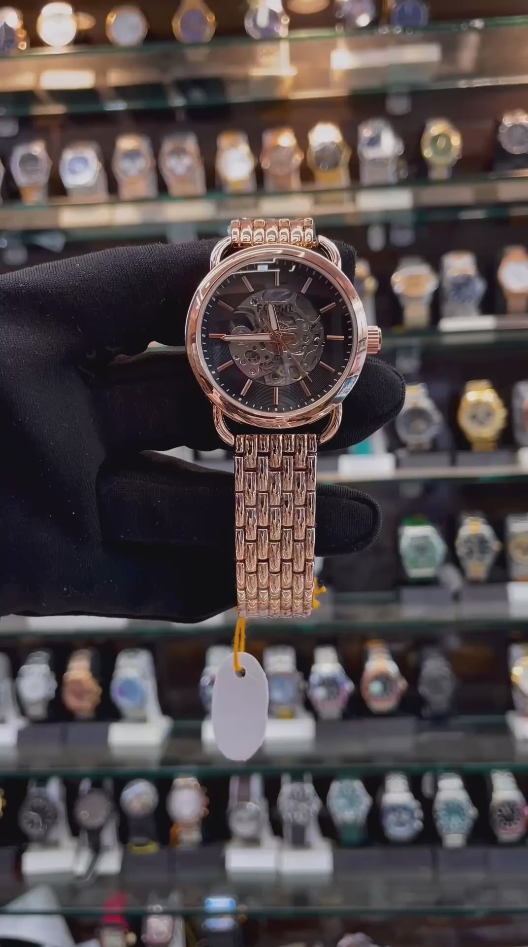 Fossil Automatic Rose Gold Watch for Girls