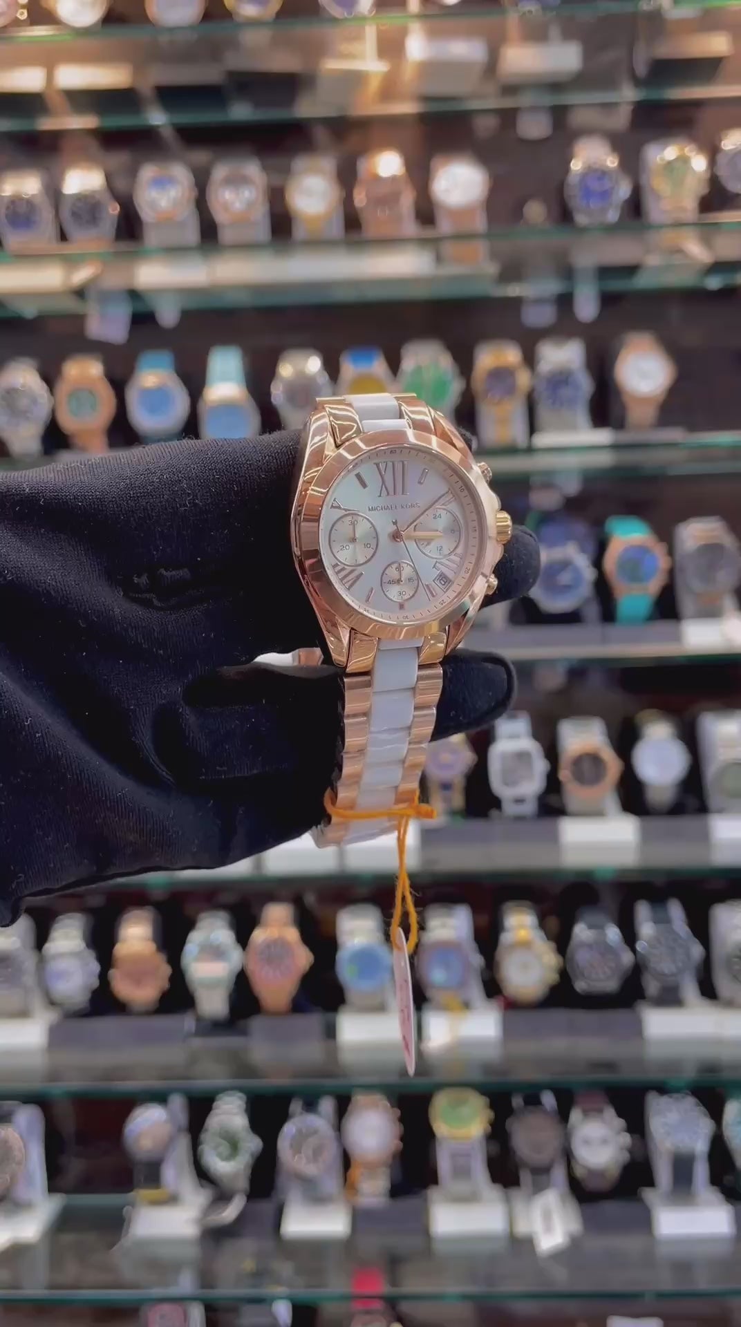MICHEAL KORS MK5974 BRADSHAW FOR GIRLS IN MASTER PIECE 🤩 36MM ROSE 🌹 GOLD
