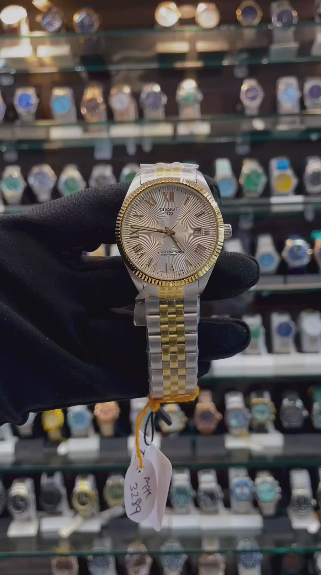 TISSOT BALLADE POWERMATIC 80 COSC WATCH IN MASTER PIECE 🤩 WHITE 🤍 DIAL