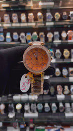 MICHEAL KORS (MK) 40MM LADIES PARKER STRAP MASTER PIECE FOR GIRLS 👩🏻 BROWN STRAP