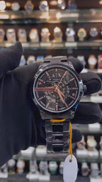 ARMANI EXCHANGE NOW IN BLACK 🖤 AUTOMATIC ⚙️ BROZNE TEXT