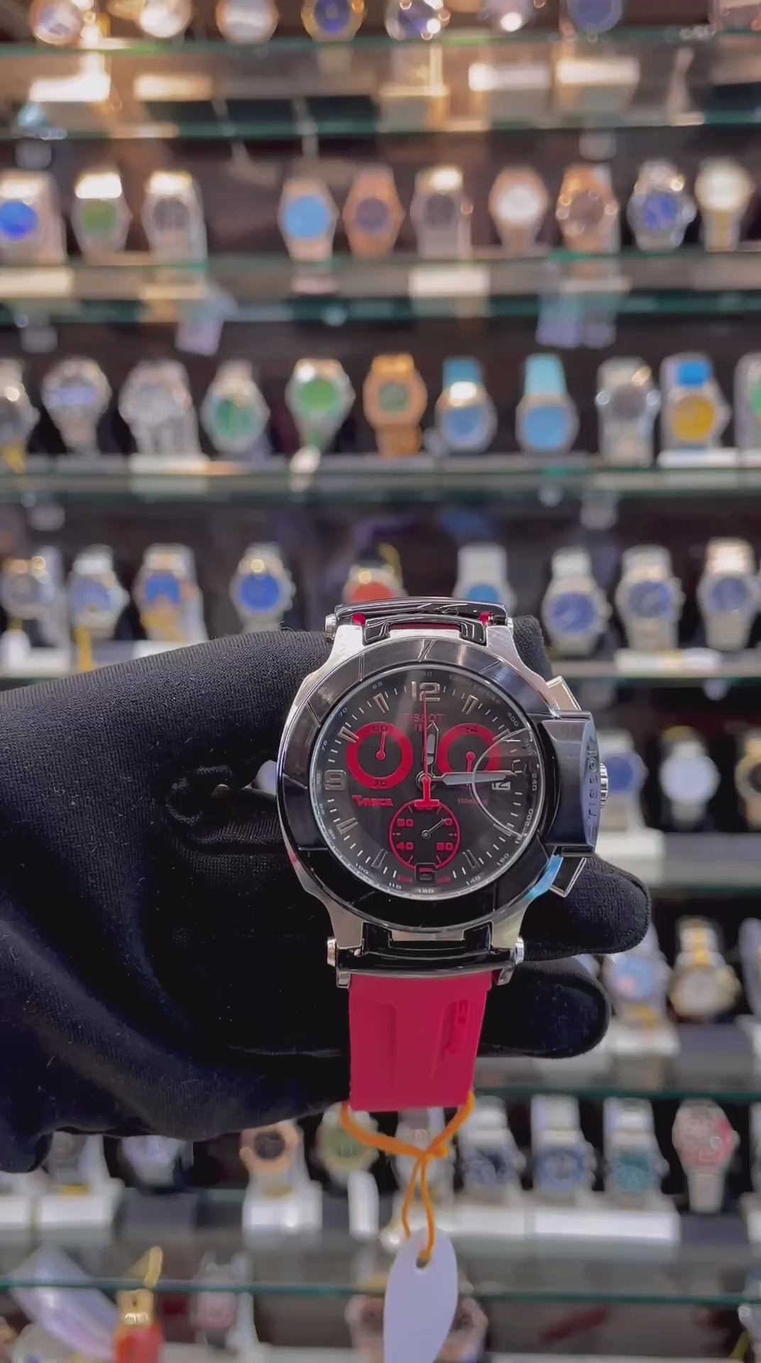 TISSOT T-RACE  IN UPDATED QUALITY 💯 FOR MENS RED ♥️