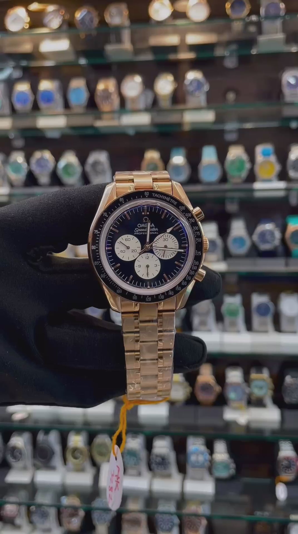 OMEGA SPEEDMASTER MOONWATCH PROFESSIONAL 18K MOONSHINE GOLD 🥇 IN MASTER PIECE
