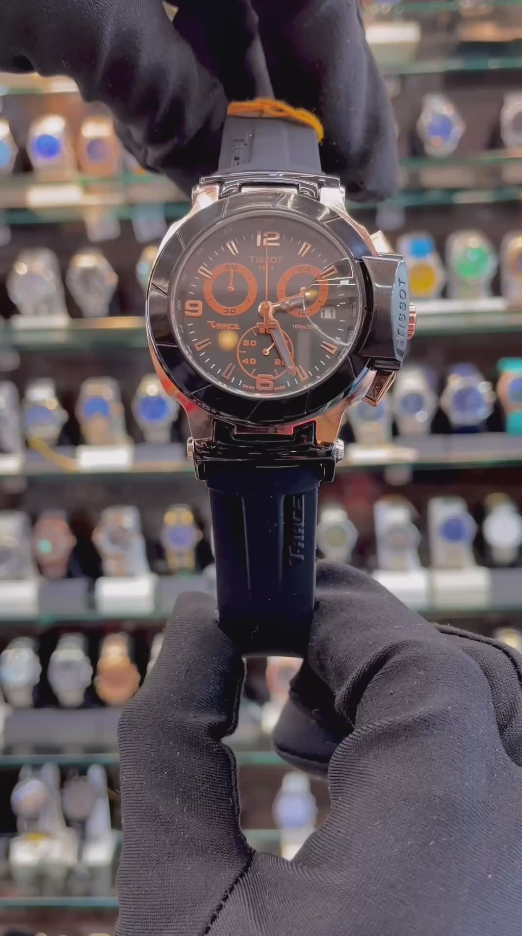 TISSOT T-RACE  IN UPDATED QUALITY 💯 FOR MENS BLACK 🖤