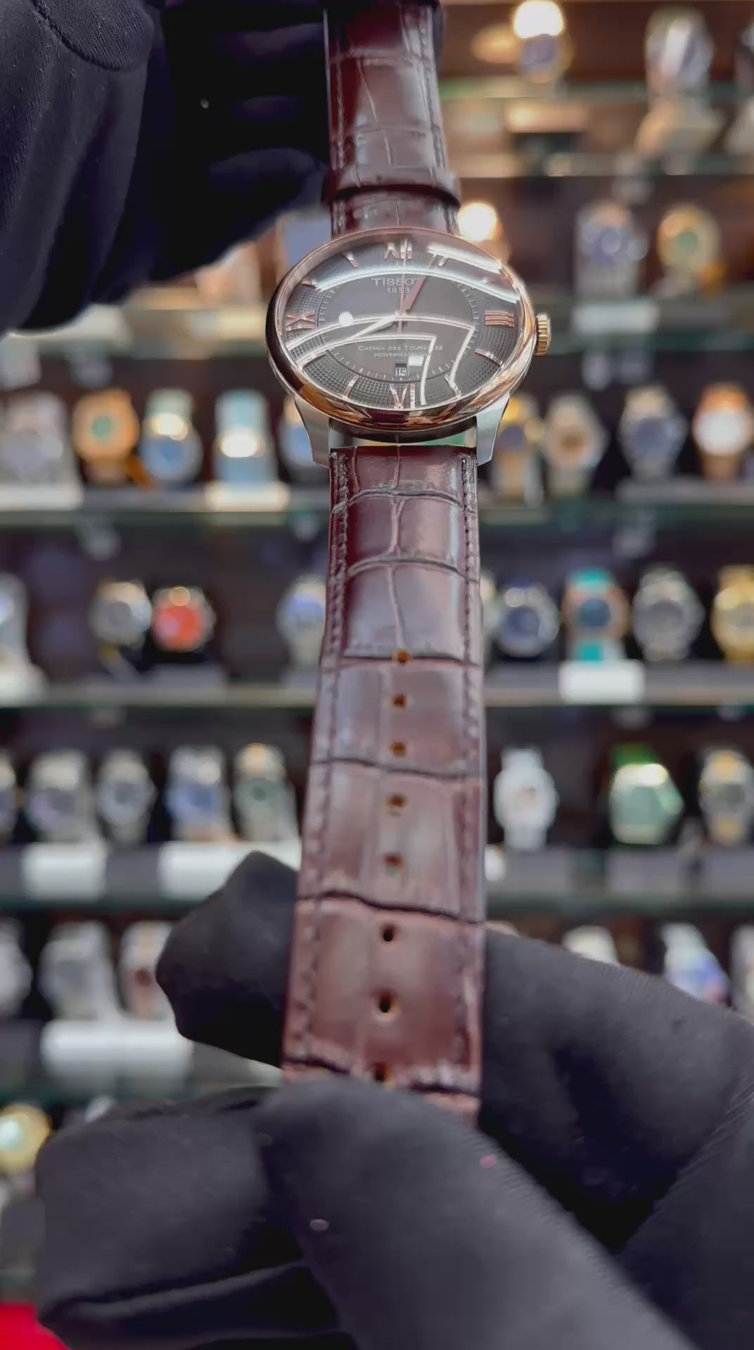 TISSOT CHEMIN DES TOURELLES POWERMATIC NOW IN MASTER PIECE 🤩  BROWN 🤎