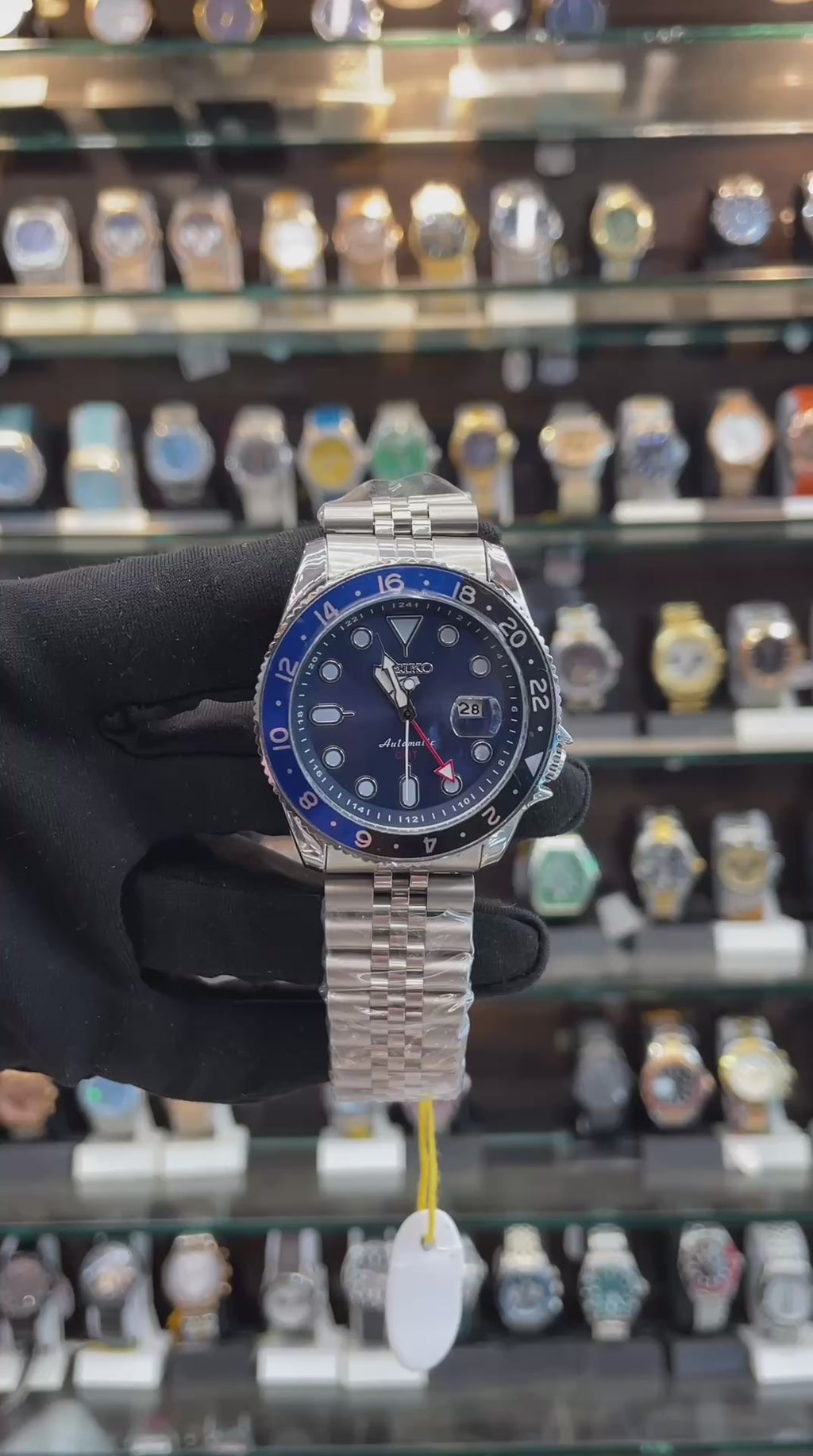 Seiko GMT Quartz Watch for Men