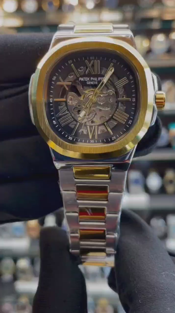 PATEK PHILLIPE AUTOMATIC NOW IN TRANSPARENT BLACK DIAL 💝
