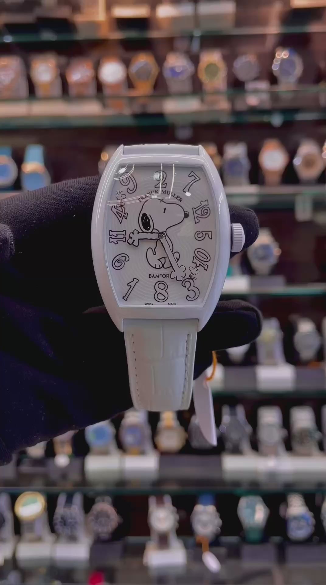 Franck MULLER X BAMFORD WATCH DEPARTMENT CRAZY HOURS "ARCTIC 🐻‍❄️ SNOOPY" MASTER PIECE 🔥