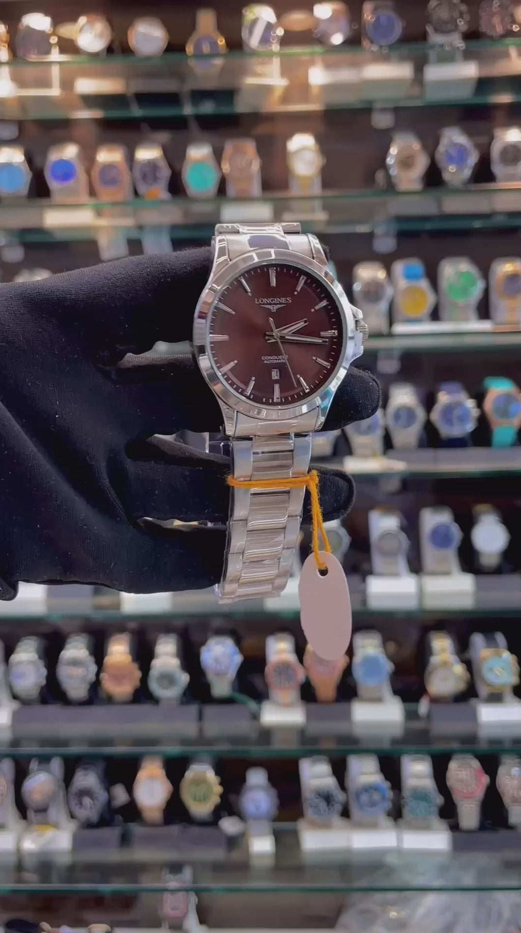LONGINES CONQUEST UNDER BUDGET FOR MENS BROWN 🤎
