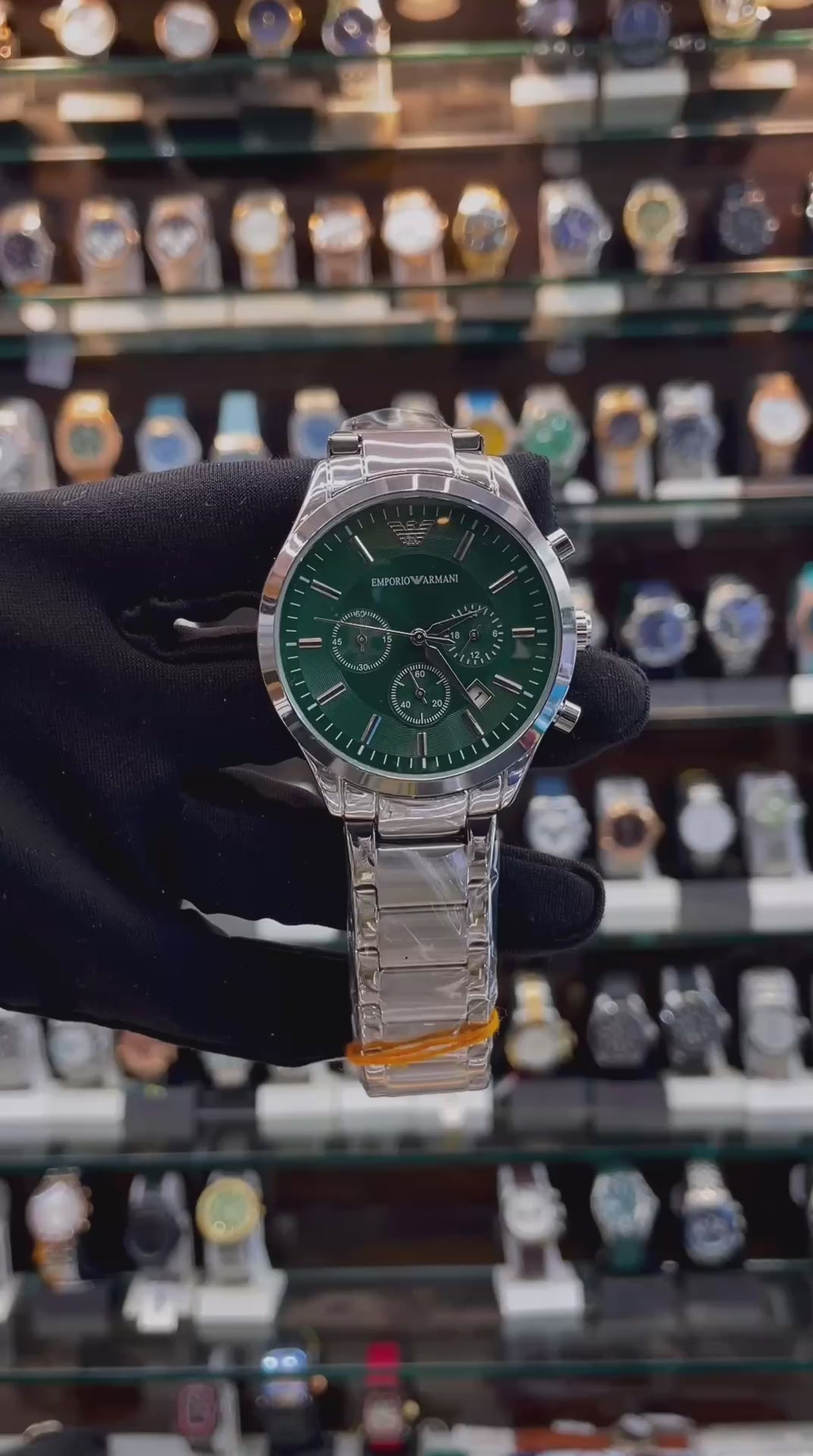 EMPORIO ARMANI 🦅 NOW  FOR MENS NEW DIAL 🤩 UNDER BUDGET GREEN 💚