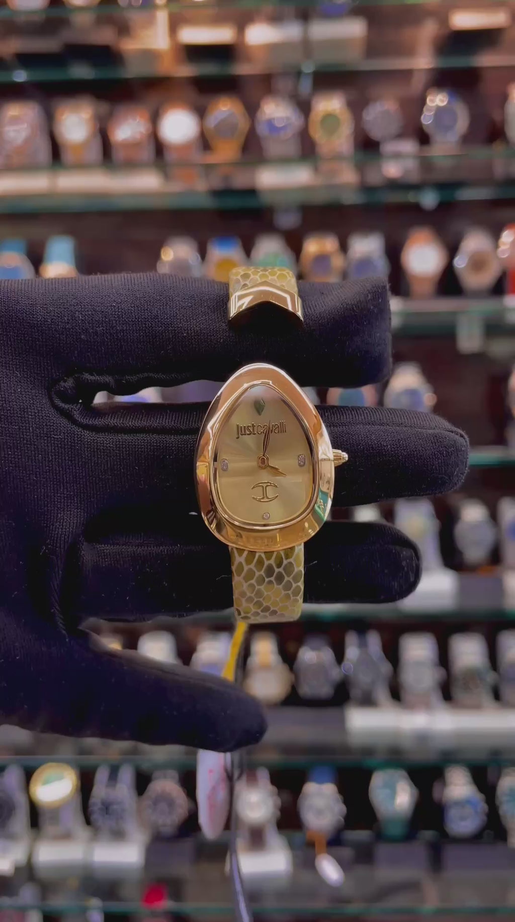 JUST CAVALLI DIVERSA SNAKE WOMEN'S WATCH IN MASTER PIECE 🔥