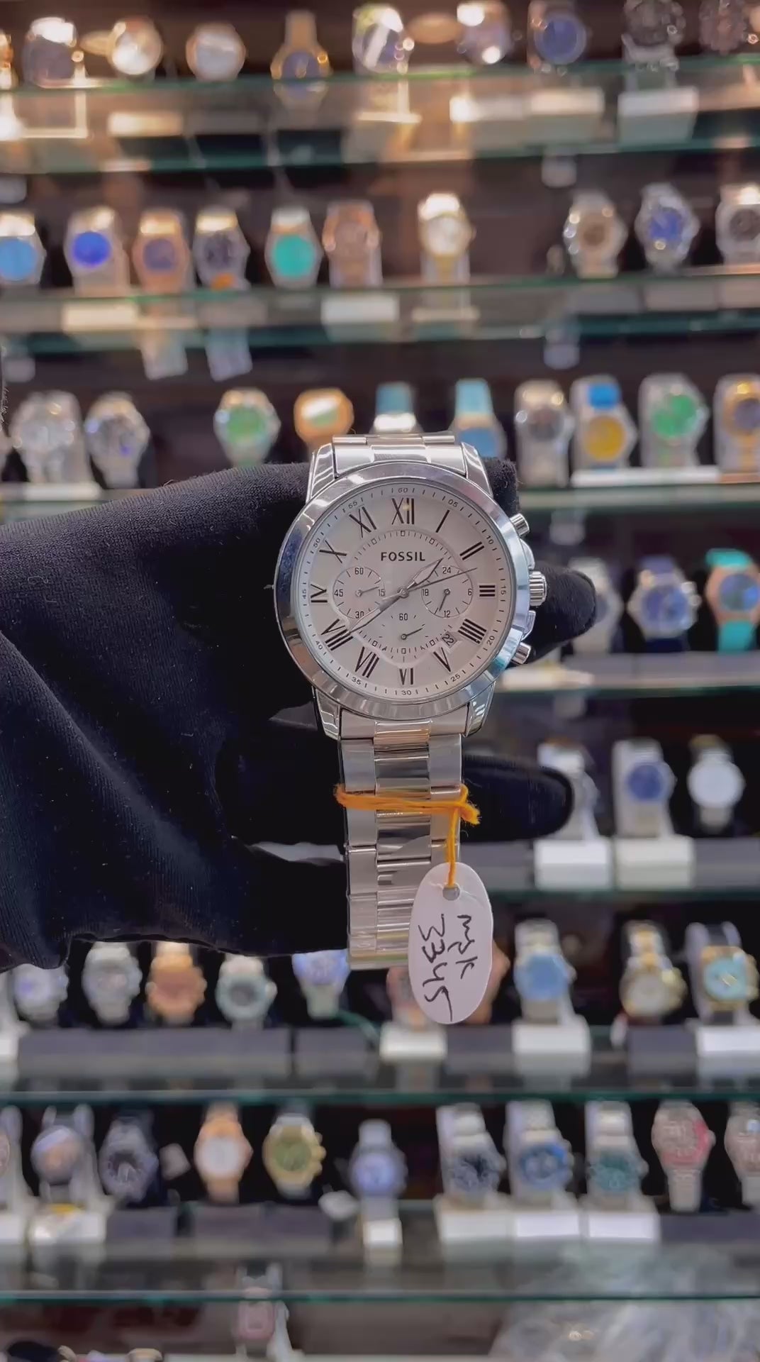 FOSSIL NOW IN ROMAN  DIAL 🤩  NOW IN CHAIN ⛓️FOR MENS 🤩 SILVER 🥈