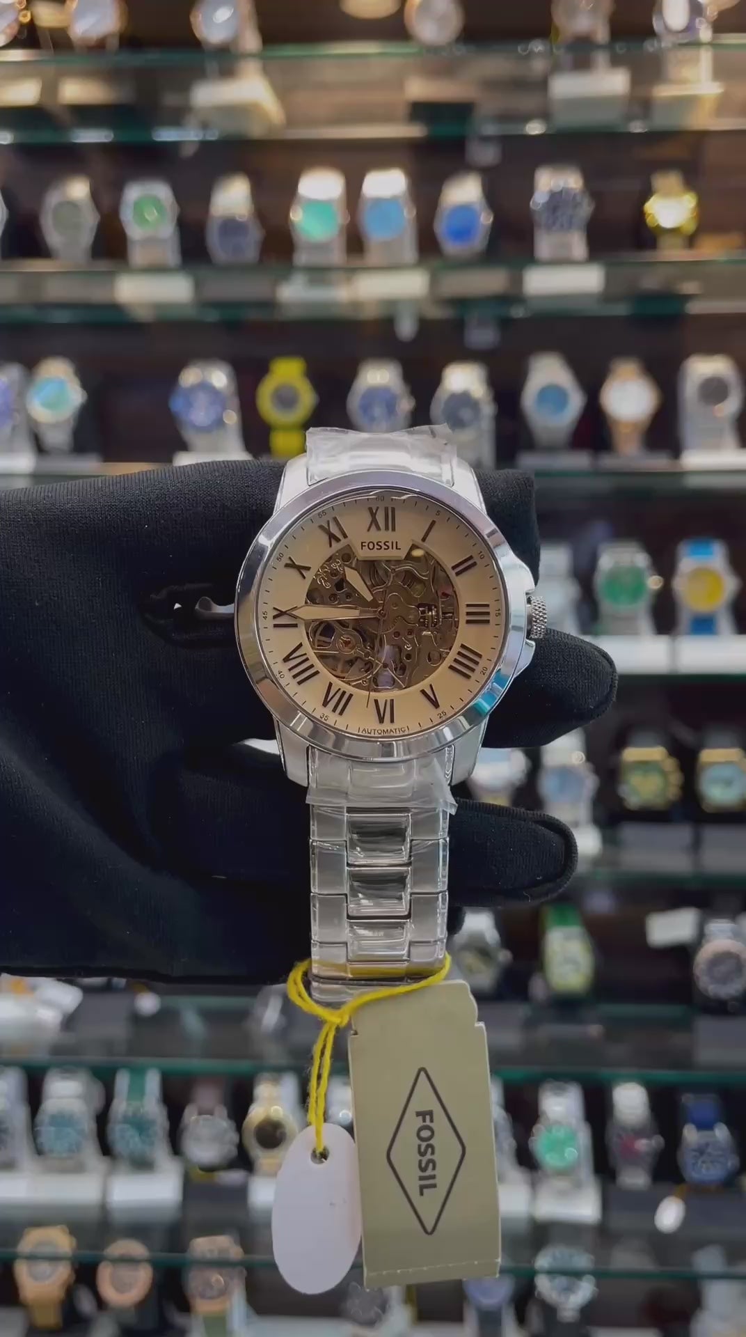 FOSSIL GRANT AUTOMATIC ⚙️ NOW IN MASTER PIECE 🔥 CREAM DIAL 💝