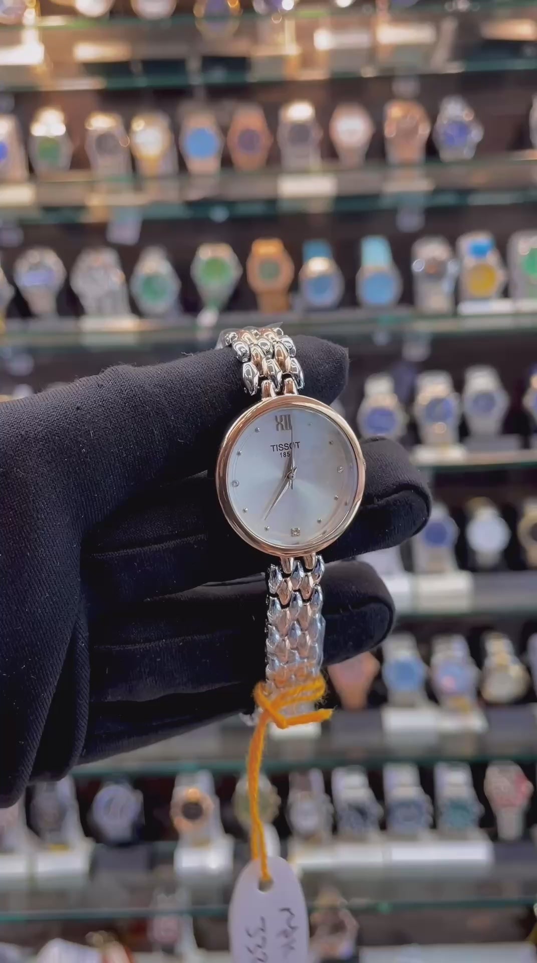 TISSOT FLAMINGO GIRLS WATCH ⌚ UNDER BUDGET  WHITE 🤍