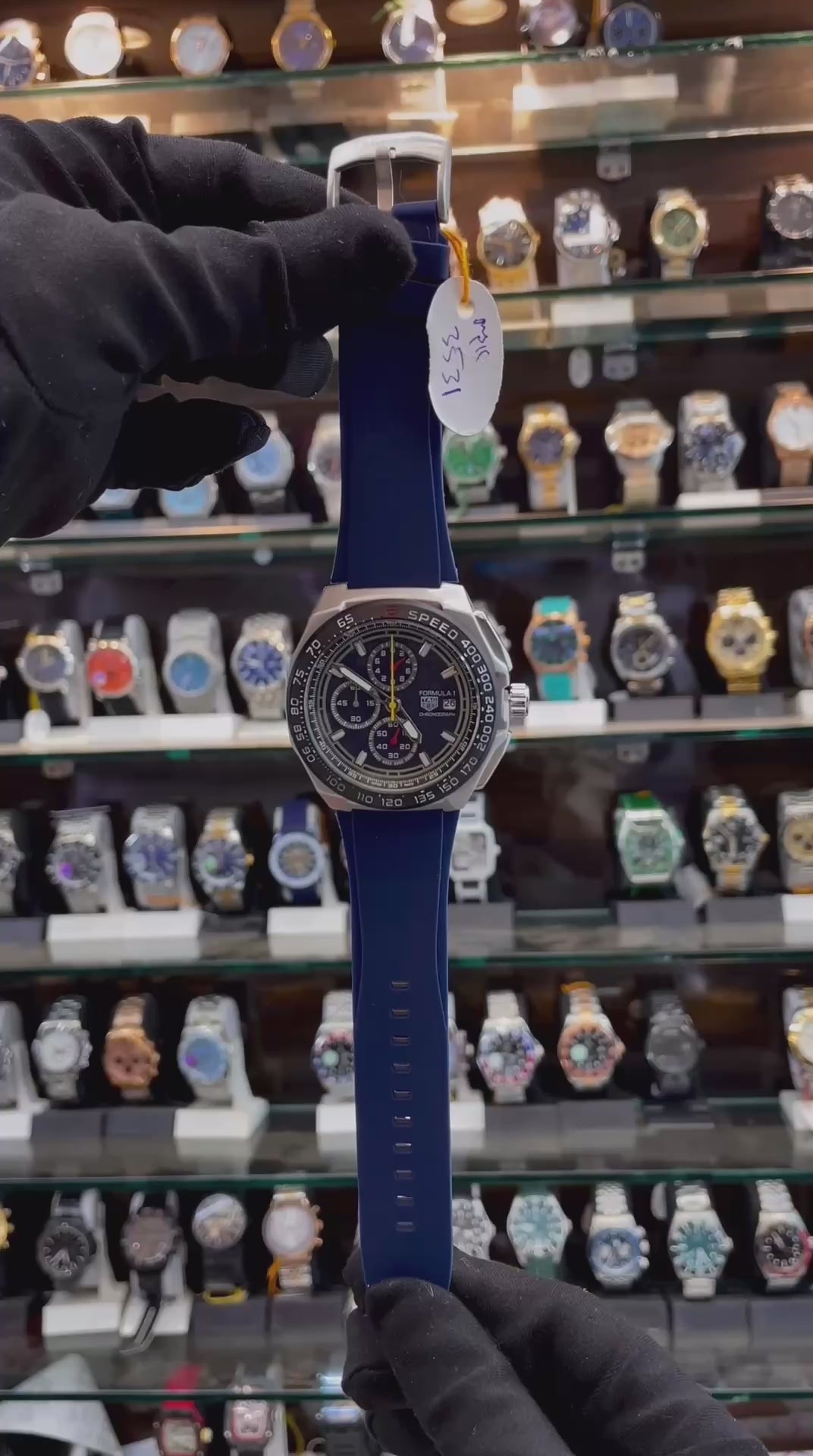 TAG Heuer Formula 1 Chronograph Blue Silicon Watch