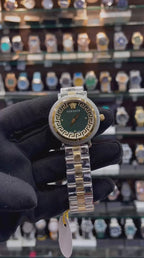 VERSACE GRECA QUARTZ GREEN DIAL ANALOG FOR GIRLS IN MASTER PIECE 🔥