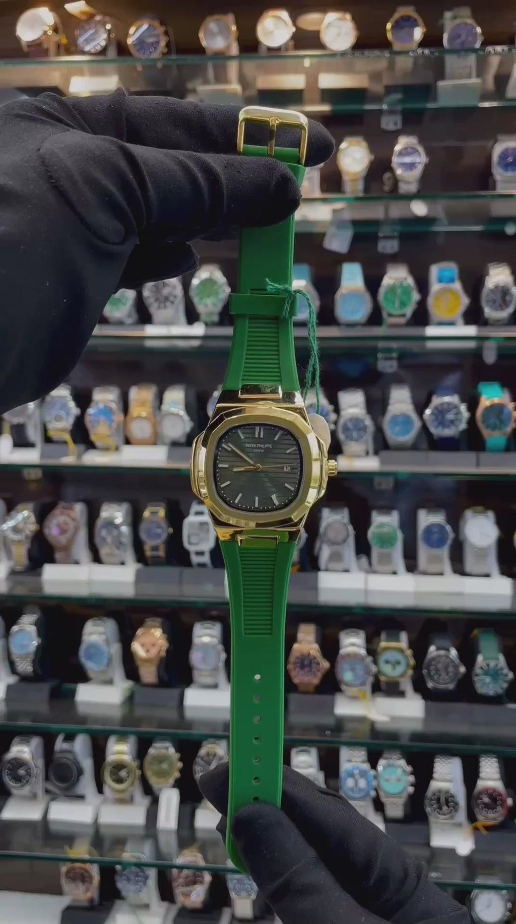 PATEK PHILIPPE NOW IN SLIM BODY FOR MENS GREEN