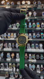 PATEK PHILIPPE NOW IN SLIM BODY FOR MENS GREEN