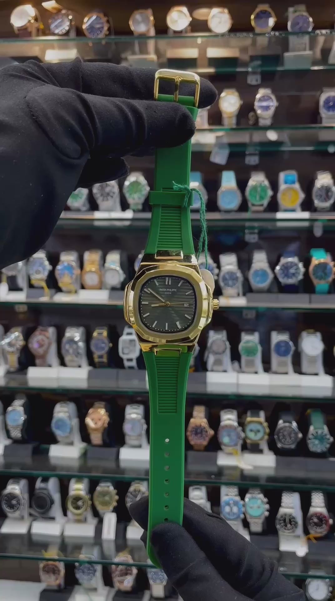 PATEK PHILIPPE NOW IN SLIM BODY FOR MENS GREEN