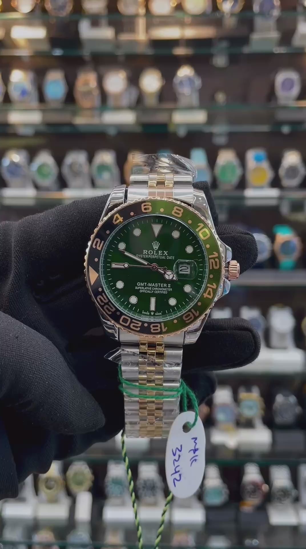 ROLEX GMT OYSTER PERPETUAL  GREEN 💚 UNDER BUDGET